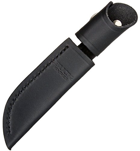 Buck Knives BU102S Belt Sheath Leather Fixed Blade Sheaths Black